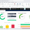 Dashboard de control de proyectos en Excel con métricas