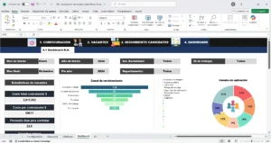 Control de reclutamiento y selección en Excel