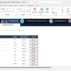 Panel de indicadores en Excel para gestión de datos