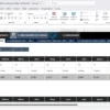 Métricas de ventas en Excel con barras y líneas