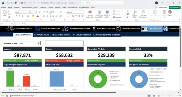 Paquete de productividad Excel para mejorar tareas diarias