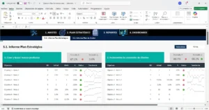 Planificación estratégica en Excel para negocios