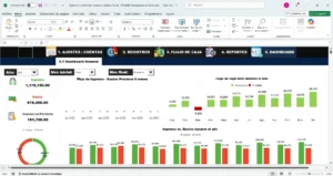 Plantilla Excel para gestionar ingresos y egresos