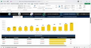 Plantilla de presupuesto para marketing en Excel