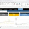 Gráfico de proyección de ventas en Excel 2025