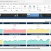 Excel con gráficos y tablas para seguimiento de métricas
